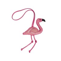 БРЕЛОК ПОДВЕСКА РОЗОВЫЙ ФЛАМИНГО