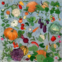ПЛАТОК ОВОЩИ УРОЖАЙ