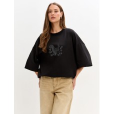 СВИТШОТ БЕЛОЧКА КРУЖЕВО