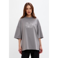 СВИТШОТ БЕЛОЧКА НА СЕРОМ