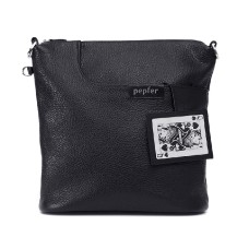 СУМКА ДАМА ХОБО ЧЕРНАЯ